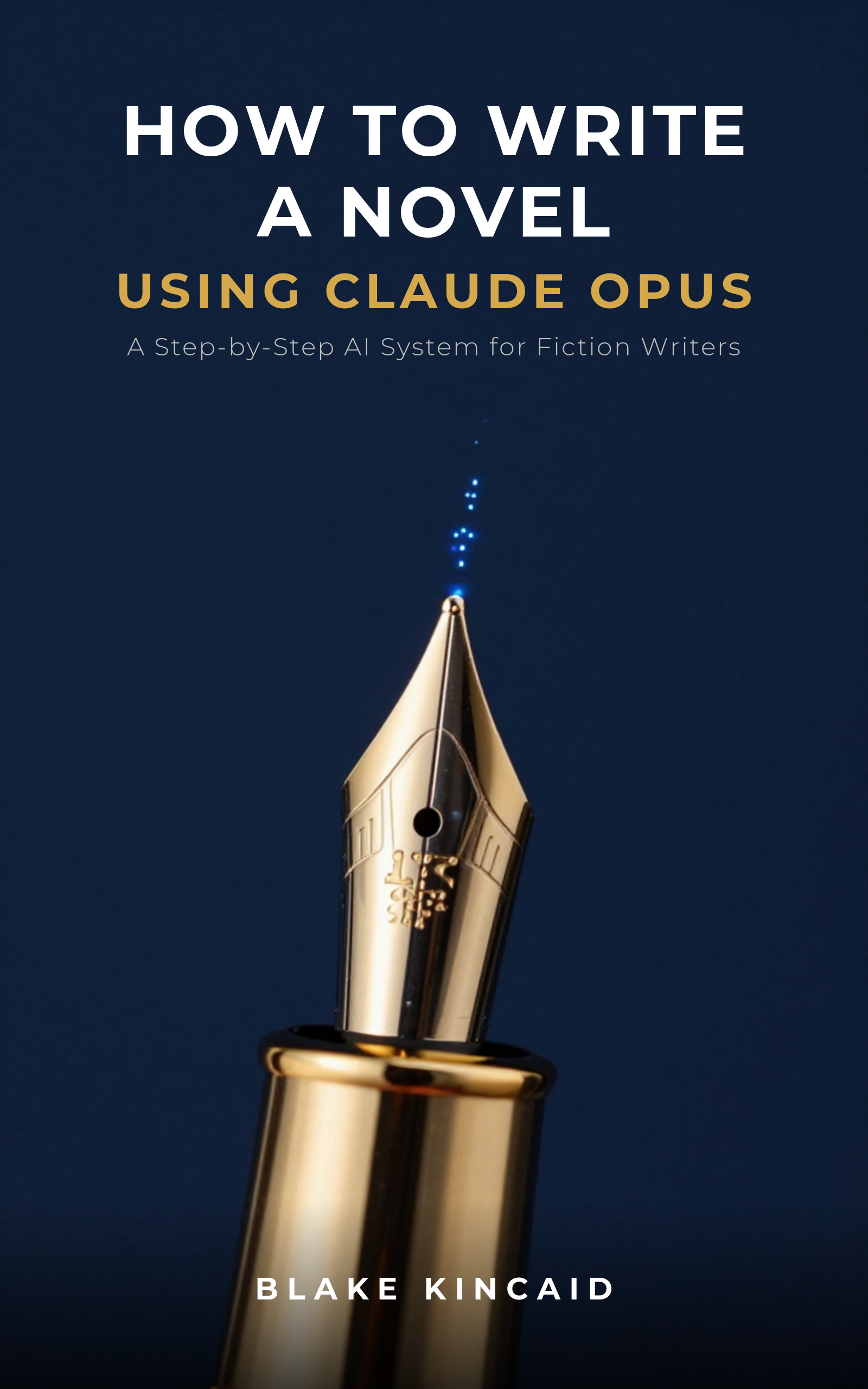 How to Write a Novel Using Claude Opus book cover by Blake Kincaid