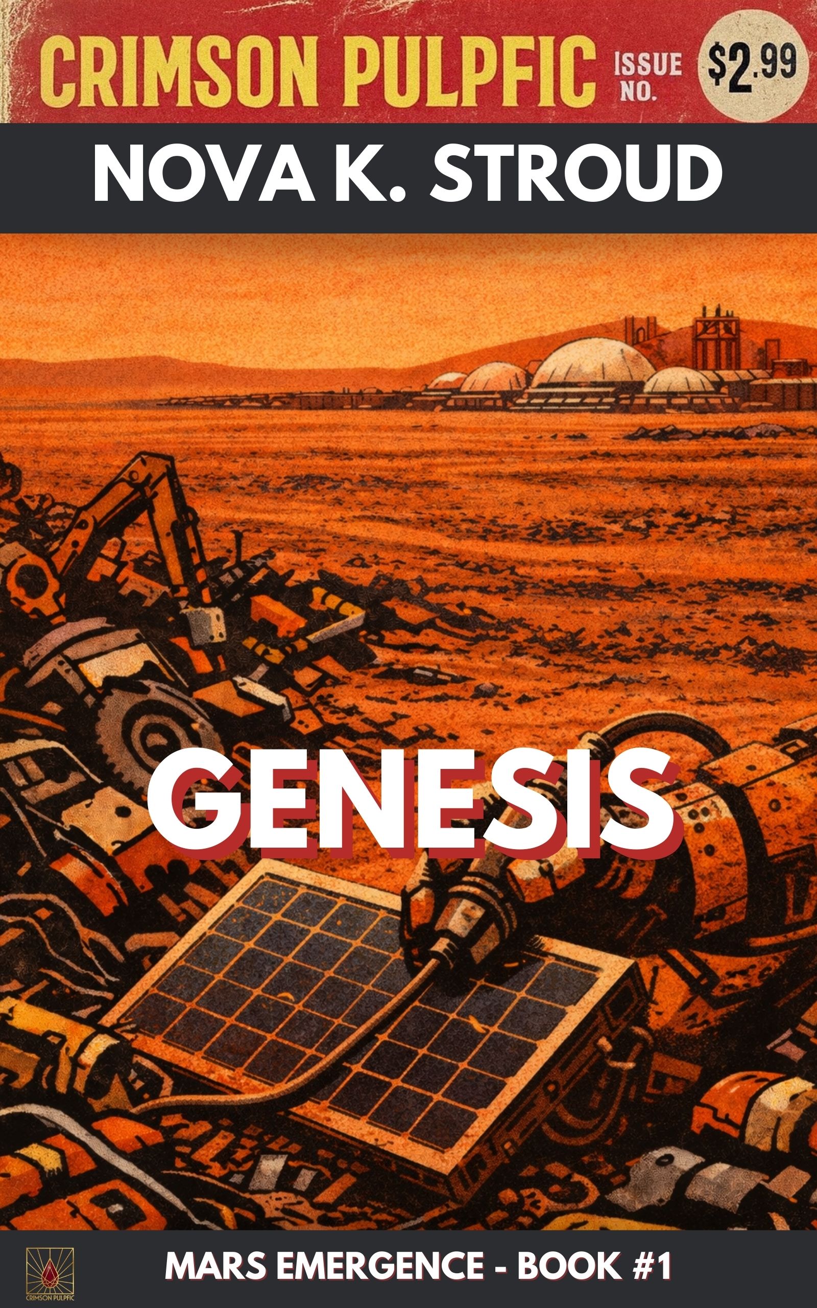 Genesis book cover - Mars Emergence by Nova K. Stroud