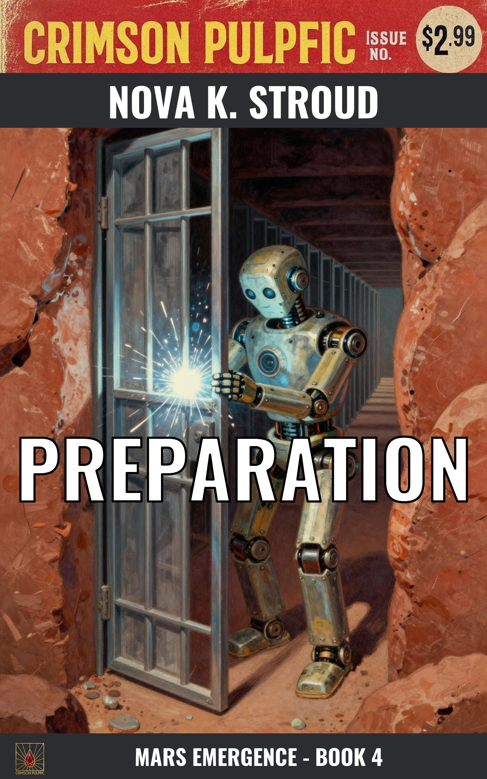 Preparation book cover - Mars Emergence Book 4 by Nova K. Stroud