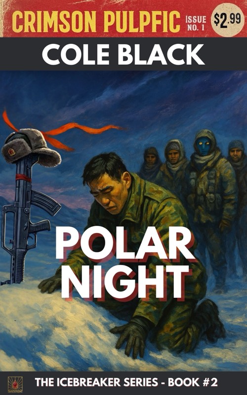 Polar Night book cover - Ice Breaker arctic military thriller by Cole Black